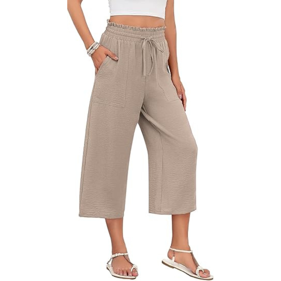 High Waisted Wide Leg Pants